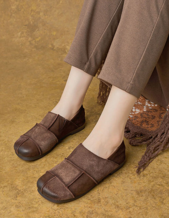 Comfortable Slip-on Handmade Retro Flat Shoes Jan Shoe Collection 2026 80.50