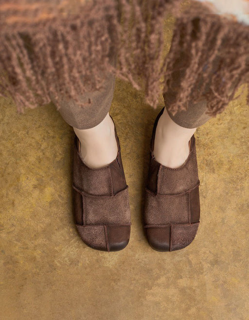 Comfortable Slip-on Handmade Retro Flat Shoes Jan Shoe Collection 2026 80.50