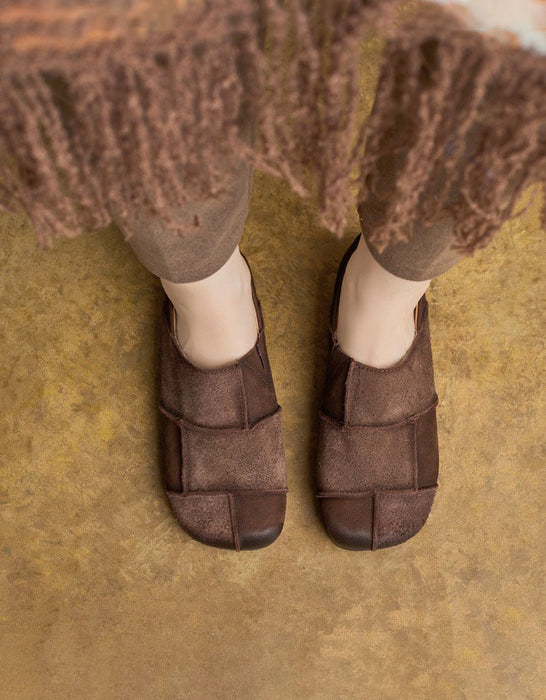 Comfortable Slip-on Handmade Retro Flat Shoes Jan Shoe Collection 2026 80.50