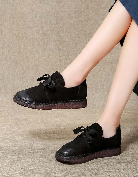 Comfortable Retro Leather Flats | Gift Shoes November New 2019 63.20