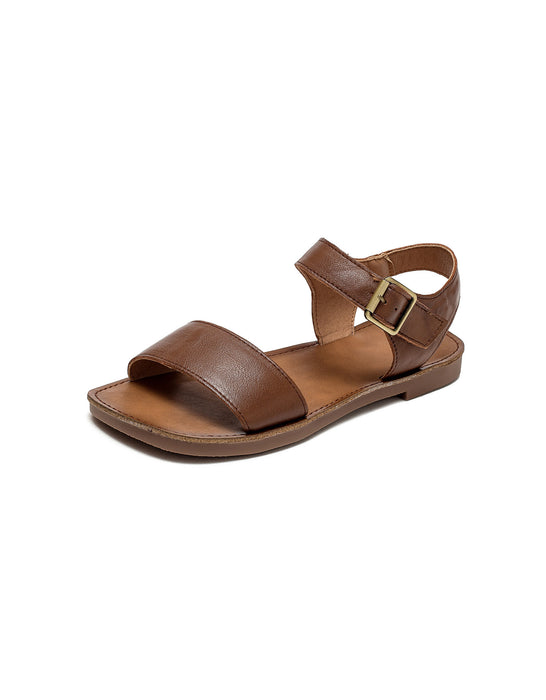Comfortable Retro Flat Sandals Slingback