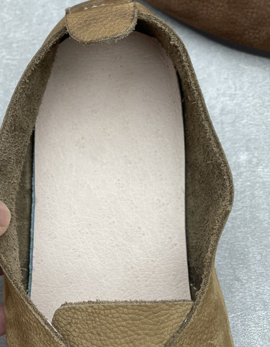 Chaussures plates d'hiver en cuir à semelle souple pour femmes | Chaussures cadeaux