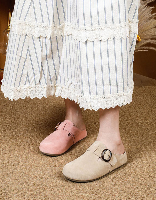 Comfortable Soft Sole Suede Clogs for Women April Shoes Collection 2026 98.00