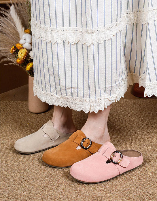 Comfortable Soft Sole Suede Clogs for Women April Shoes Collection 2026 98.00