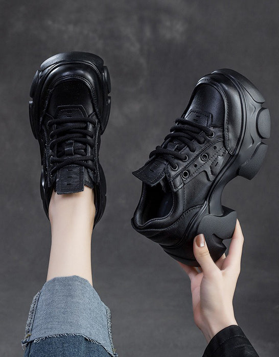 Comfortable Wide Toe Platform Chunky Mary Jane Shoes