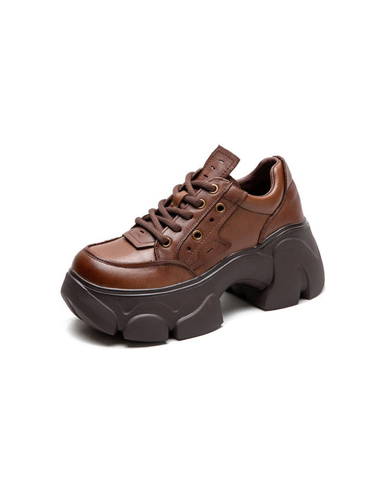 Comfortable Wide Toe Platform Chunky Mary Jane Shoes