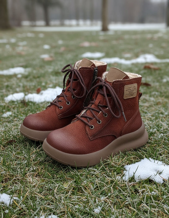 ComfortableWinterWideToeBoxBootswithFurobionoshoes