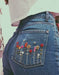DIY Handmade Embroidery Flowers on Jeans Accessories 39.99