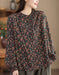 Double-layer Printed Floral Long-sleeved Shirt Feb New In 2026 43.00