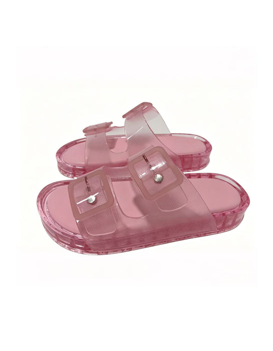 Obiono Big Size Shoes for Women Double Strap Summer Jelly Sandals Slippers(35-45) June Shoes Collection 2026 33.00