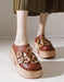 Flowers Decor Handmade Retro Platform Sandals May Shoes Collection 2023 168.00