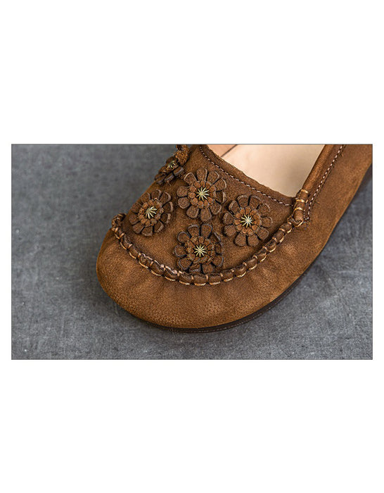 Flowers Front Handmade Comfortable Retro Flat Shoes Jan Shoe Collection 2026 81.00