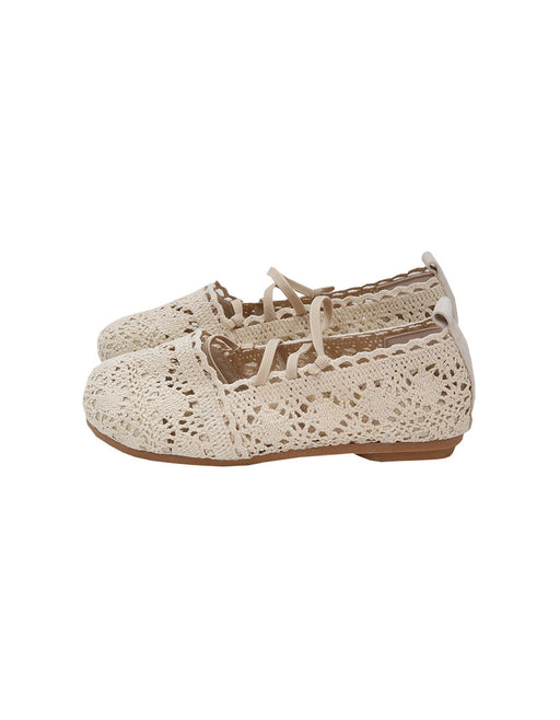 Front Strappy Soft Bottom Lace Flats July Shoes Collection 2022 50.50