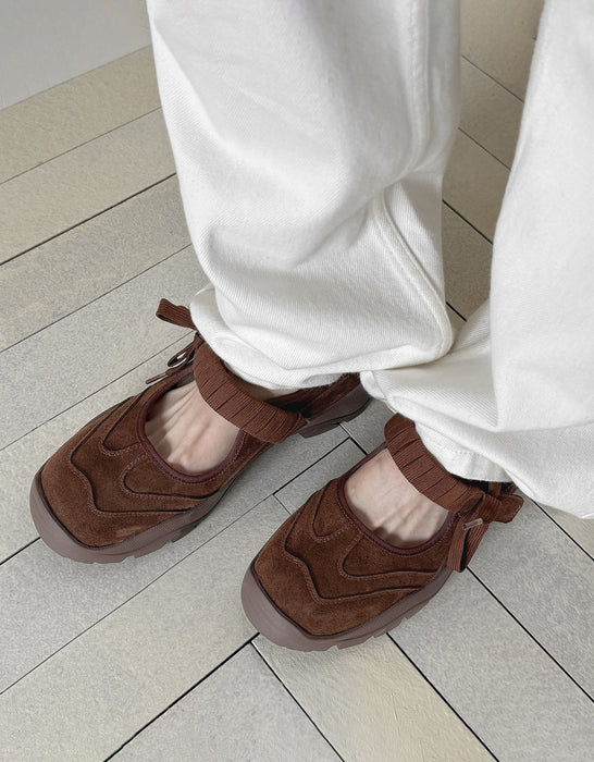 Genuine Leather Bowknot Platform Mary Jane Shoes Sneakers Feb Shoe Collection 2026 118.80