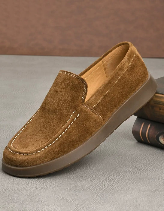 Genuine Leather Breathable Soft-soled Men's Casual Loafers Obiono July Shoes Collection 2026 89.88