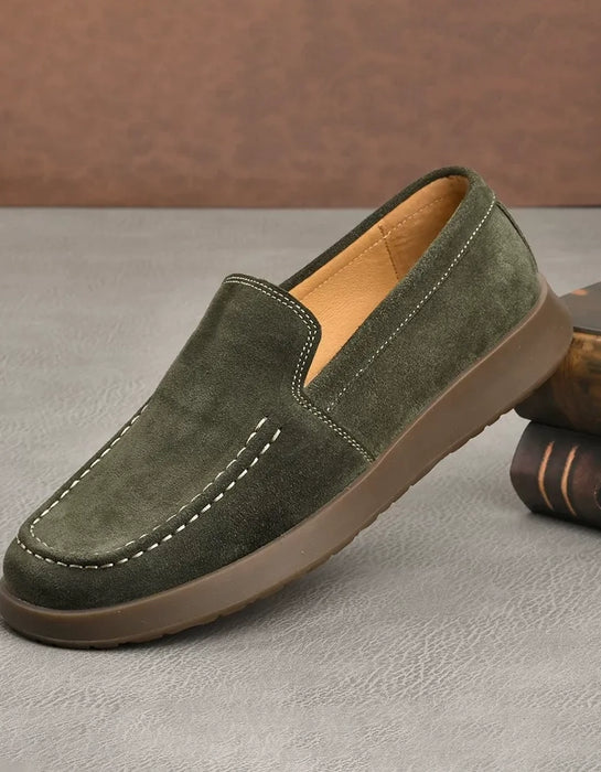 Genuine Leather Breathable Soft-soled Men's Casual Loafers Obiono July Shoes Collection 2026 89.88