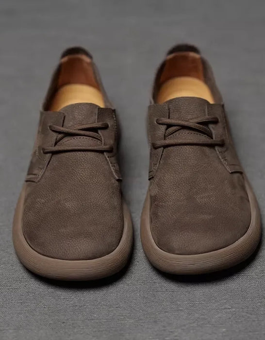 Genuine Leather Casual Comfortable Wide Toe Box Shoe for Men Coffee Feb Shoe Collection 2026 99.90