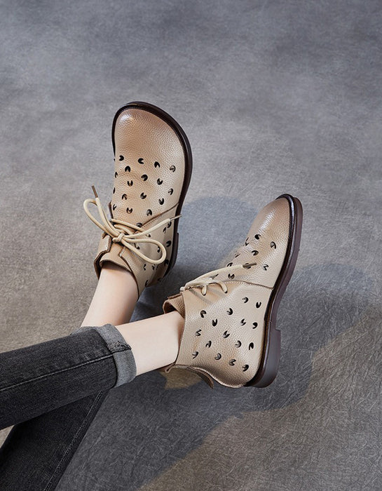 Genuine Leather Flat Soft Sole Wide Toe Box Sandals Boots(Size 35- size 41) March Shoes Collection 2026 88.00