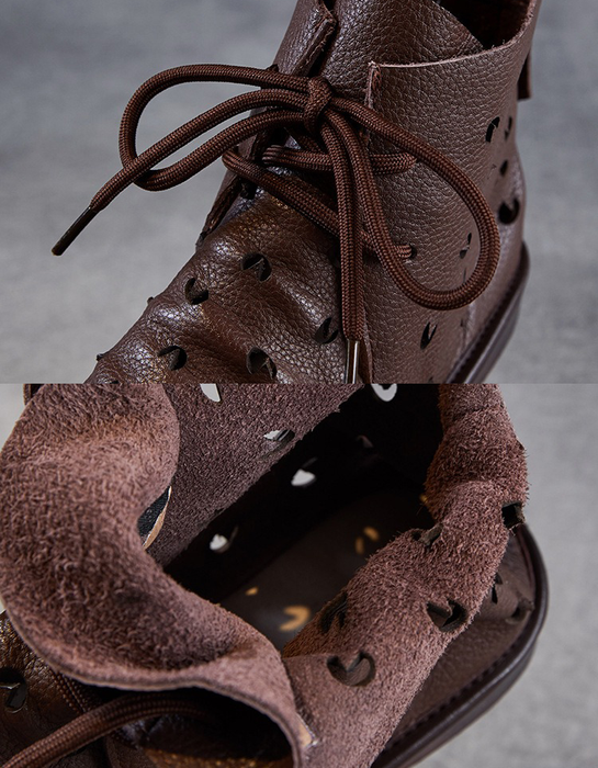 Genuine Leather Flat Soft Sole Wide Toe Box Sandals Boots(Size 35- size 41) March Shoes Collection 2026 88.00