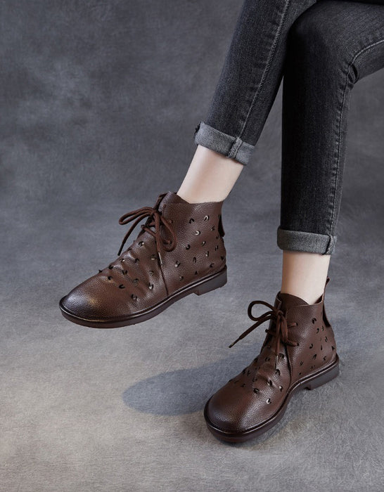 Genuine Leather Flat Soft Sole Wide Toe Box Sandals Boots(Size 35- size 41) March Shoes Collection 2026 88.00