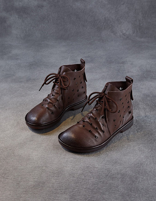 Genuine Leather Flat Soft Sole Wide Toe Box Sandals Boots(Size 35- size 41) March Shoes Collection 2026 88.00