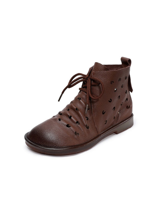 Genuine Leather Flat Soft Sole Wide Toe Box Sandals Boots(Size 35- size 41) March Shoes Collection 2026 88.00