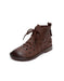 Genuine Leather Flat Soft Sole Wide Toe Box Sandals Boots(Size 35- size 41) March Shoes Collection 2026 88.00