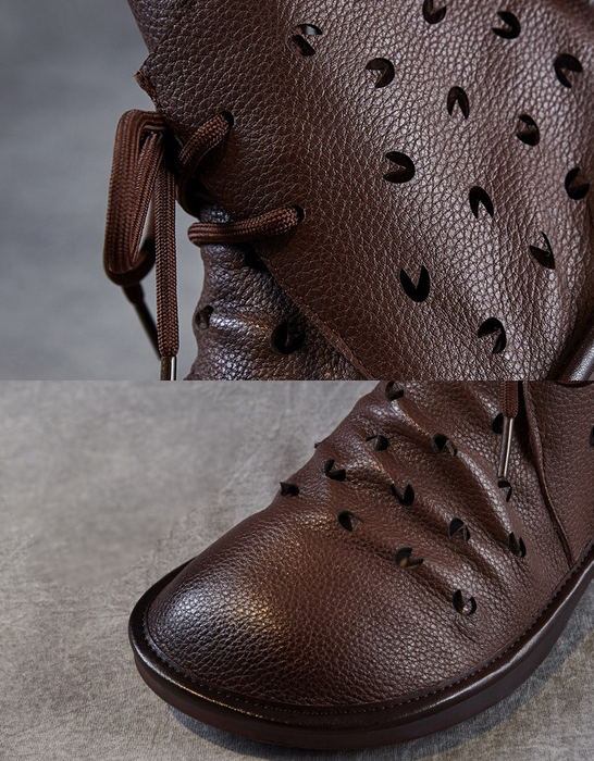 Genuine Leather Flat Soft Sole Wide Toe Box Sandals Boots(Size 35- size 41) March Shoes Collection 2026 88.00