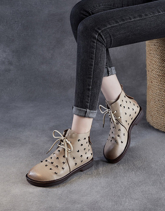 Genuine Leather Flat Soft Sole Wide Toe Box Sandals Boots(Size 35- size 41) March Shoes Collection 2026 88.00