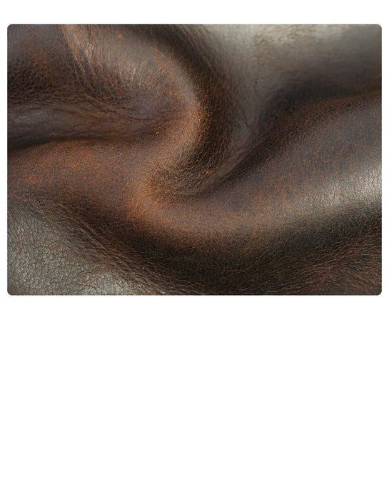 Genuine Leather Handmade Large Capacity Men's Duffle Bag