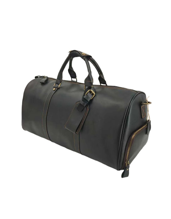 Genuine Leather Handmade Large Capacity Men's Duffle Bag