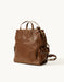 Genuine Leather Handmade Leather Laptop Backpack Color Brown