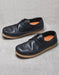 Genuine Leather Handmade Stitching Soft Sole Men's Flat Shoes Black Size 38-Size 44 Feb Shoe Collection 2025 148.00