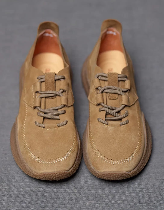 Genuine Leather Comfort  Casual Handmade Leather Shoes for Men Brown Feb Shoe Collection 2026 99.80