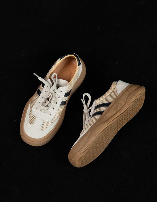 Chaussures décontractées à talons épais en strass argenté