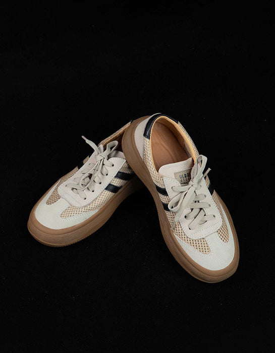 Chaussures décontractées à talons épais en strass argenté