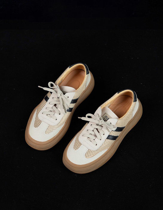 Chaussures décontractées à talons épais en strass argenté