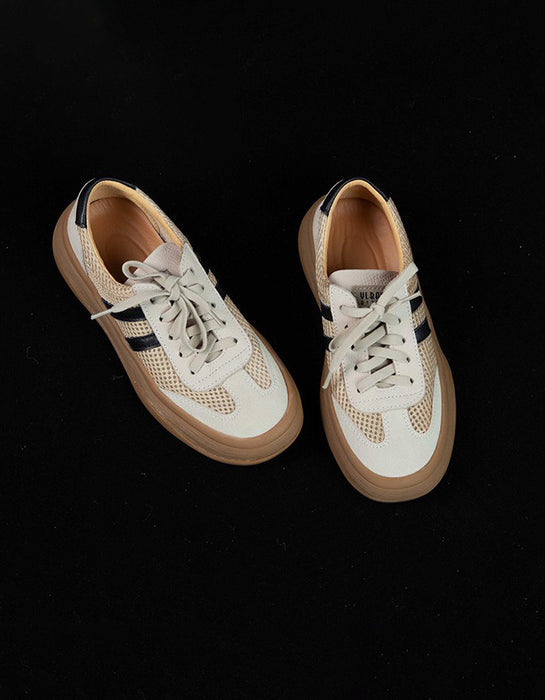 Chaussures décontractées à talons épais en strass argenté