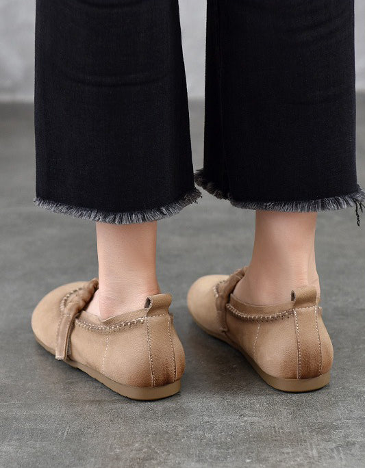 Genuine Leather Spring Comfortable Retro Flat Shoes Feb Shoe Collection 2026 79.00