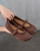Genuine Leather Spring Comfortable Retro Flat Shoes Feb Shoe Collection 2026 79.00