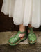 Genuine Leather Woven T-strap Fishermen Sandals May Shoes Collection 2026 92.00