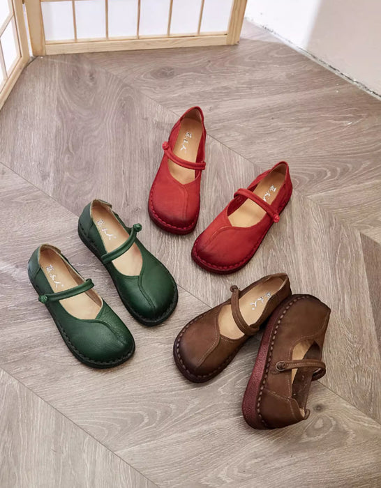 Véritables ballerines rétro tissées à la main pour femmes | Chaussures cadeaux