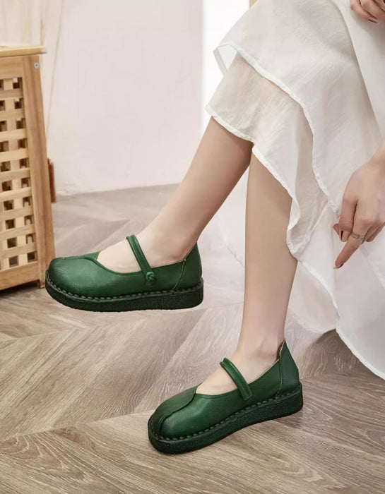 Véritables ballerines rétro tissées à la main pour femmes | Chaussures cadeaux