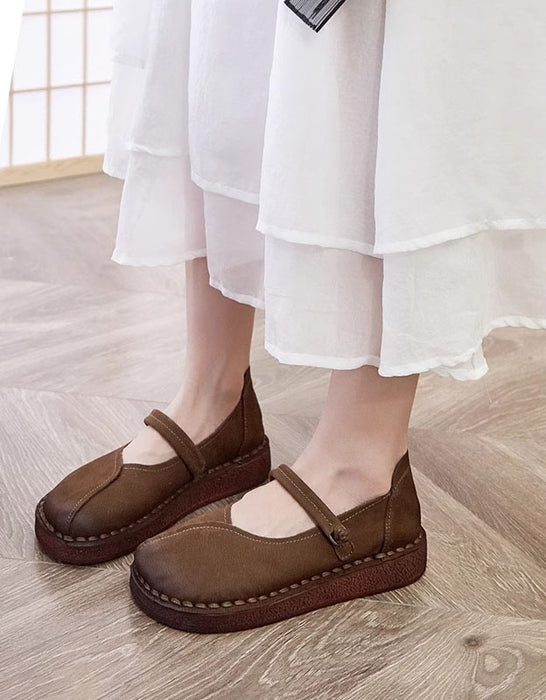 Véritables ballerines rétro tissées à la main pour femmes | Chaussures cadeaux