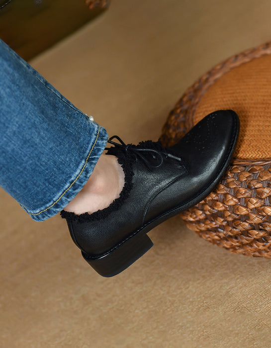 Handmade Brogue Style Classic Oxford Shoes for Women — Obiono