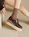 Obiono Handmade Brogue Style Wedge Heels Oxford Shoes for Women July Shoes Collection 2026 128.00