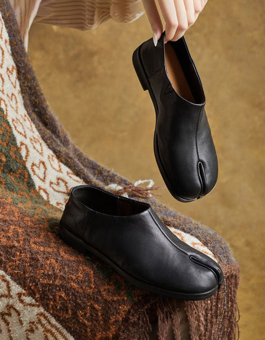 Handmade Comfort Split Toe Slip-on Flat Shoes Jan Shoe Collection 2026 90.70