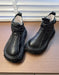 Handmade Comfortable Wide Toe Box Chunky Platform Boots Black, Obiono Oct Shoes Collection 2026, 85.00