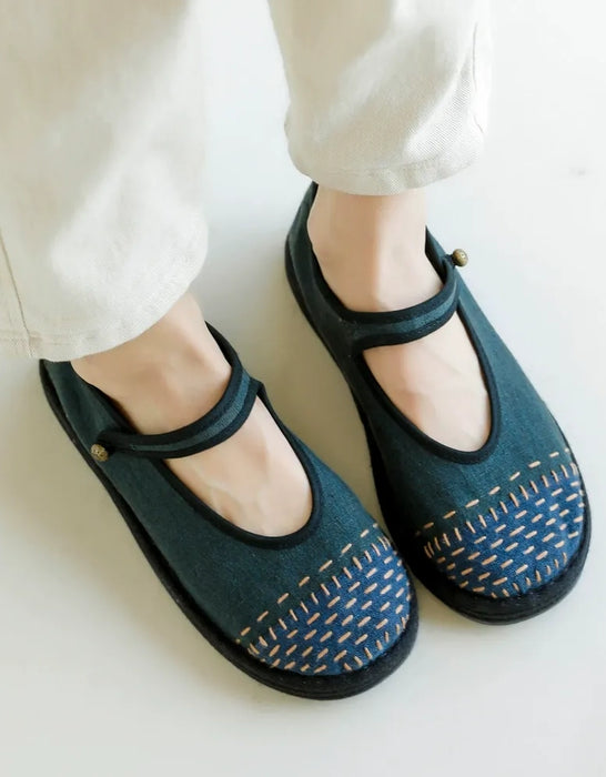 Handmade Embroidery Wide Toe Box Shoes, Soft Vegan Shoes Obiono July Shoes Collection 2026 81.8
