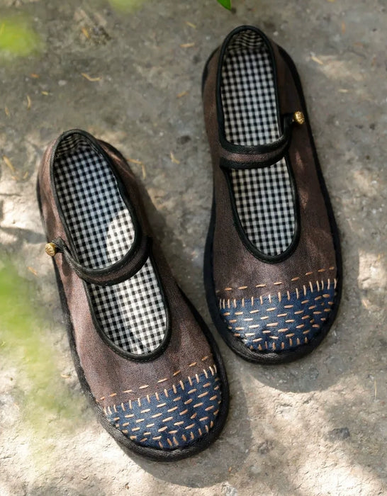 Handmade Embroidery Wide Toe Box Shoes, Soft Vegan Shoes Obiono July Shoes Collection 2026 81.8